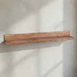 KADIMA DESIGN Wandregal NAKO Massivholz: Flexibles Landhaus-Design, verschiedene Größen, pflegeleicht