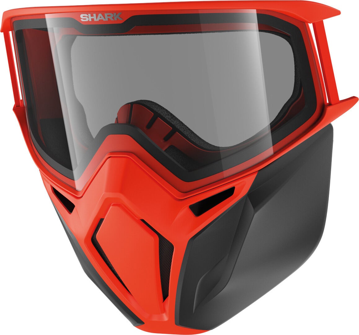 Shark Street Drak Motorradbrille und Maske Set AC33051P-ORG-TU