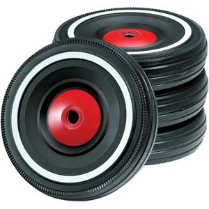 BIG Rutschauto-Zubehör 800001260 Whisper Wheels, Flüsterräder für Bobby Car, 4 Stück
