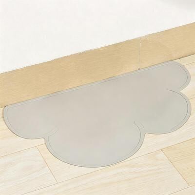 Inspired Deals Pet Feeding Mat Waterproof Non Slip Silicone Food Tray For Cats & Dogs cloud Grey