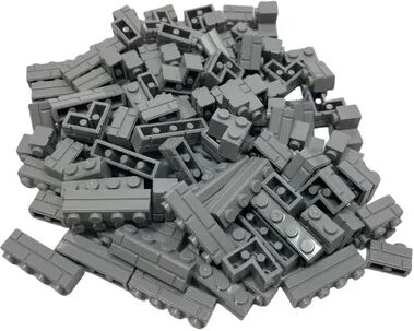 Smart Shopping Spot Building Block Simulation City Wall Brick Construction Set For Kids light Gray