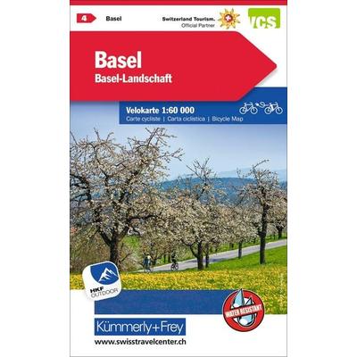 Kümmerly+Frey Velokarte 4 Basel-Landschaft 1:60.000, Sonstige von , Kümmerly+Frey, 978-3-259-02404-1