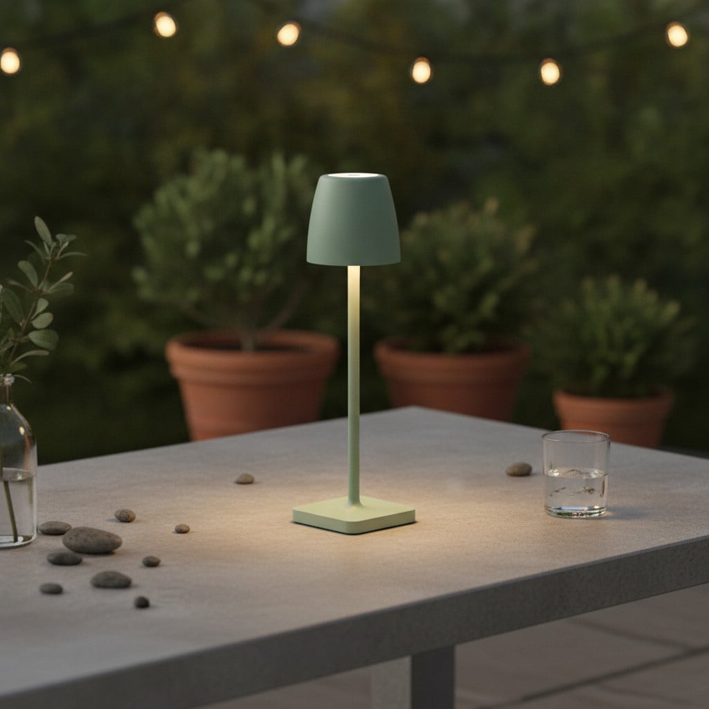 Lyora Tafellamp Colt groen oplaadbaar