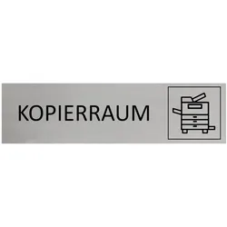 CombiCraft Aluminium Türschild Kopierraum 165x45mm mit 3M-Tape