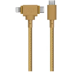 Native Union Ladekabel hellbraun (1.50 m, 60 W), USB Kabel