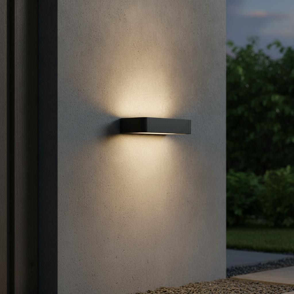 Lyora Wandlamp Ned Grijs van Metaal en Aluminium
