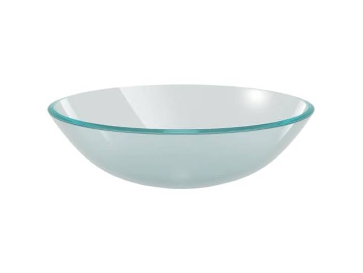 vidaXL Lavabo Verre trempé 42 cm Givré