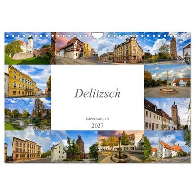 Delitzsch Impressionen (Wandkalender 2027 DIN A4 quer), CALVENDO Monatskalender