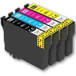 Kompatibel 4er Set Epson 503XL, Chilischoten Druckerpatronen Tinte von D&C
