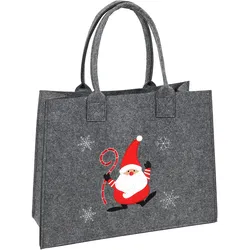 Tasche WEIHNACHTSMANN (LBH 40x30x15 cm) - bunt - LBH 40x30x15 cm