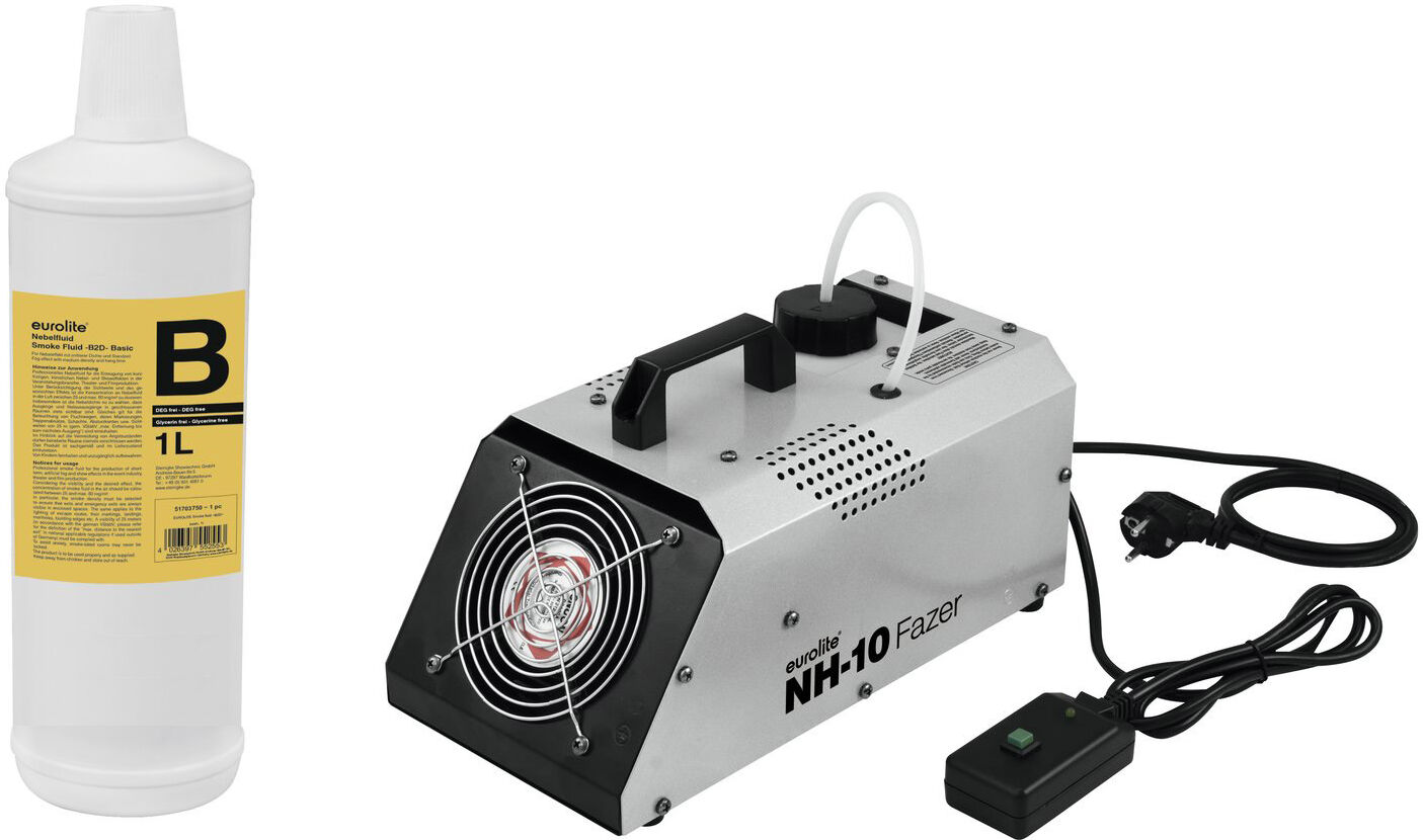 EuroLite Set Nh-10 + Smoke Fluid -B2d- 1l