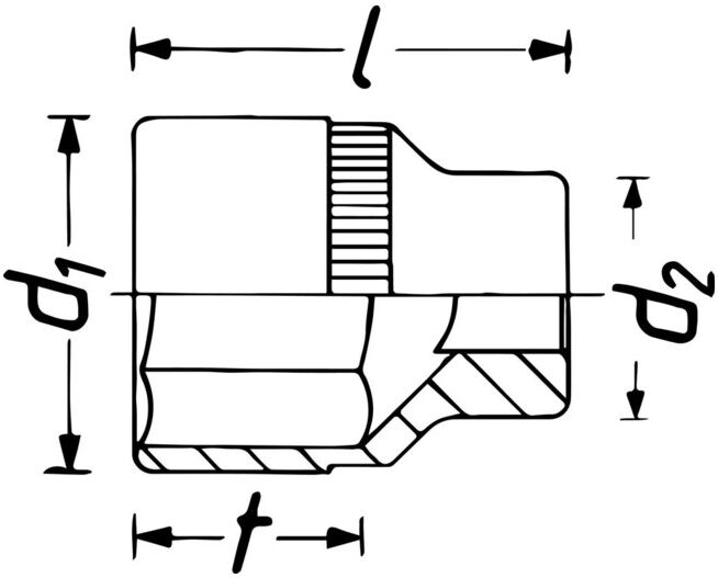 Douille à 6 pans 850LG-6 6 mm HAZET (850LG-6)