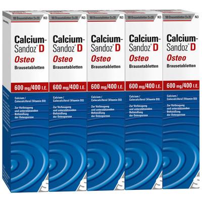 Calcium Sandoz D Osteo Brausetabletten 100 St