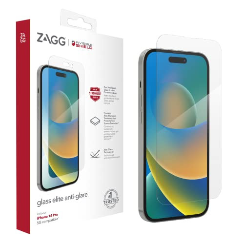 ZAGG InvisibleShield Glass Elite Screen Protector voor iPhone 14 Pro, Helder