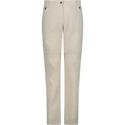 CMP Damen Keilhose WOMAN ZIP OFF PANT, Größe 46 in Grau Grau