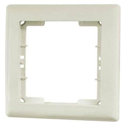 Mutlusan Daria 1-fach Rahmen für 1 Steckdose Schalter Dimmer weiss (31529171)