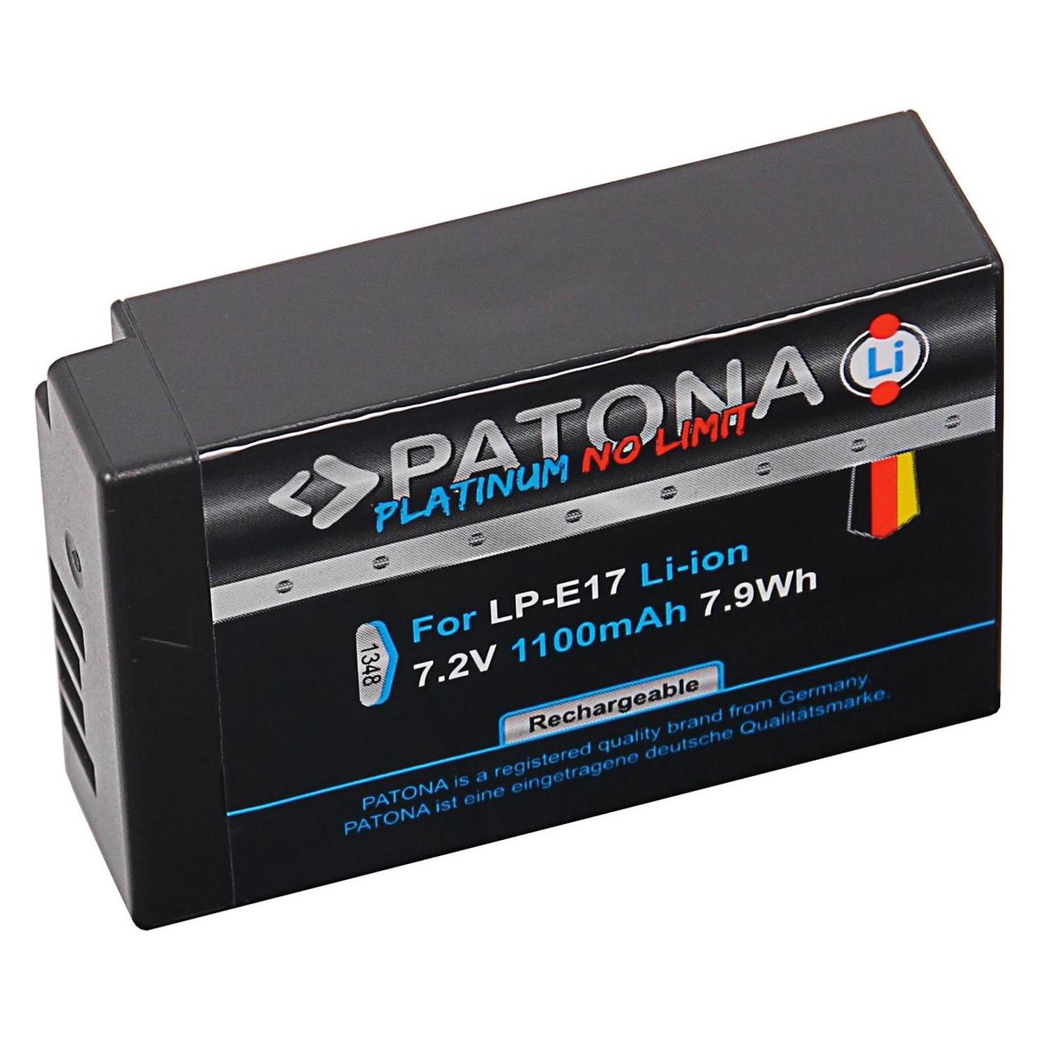 Patona Digitalkamera-Akku Canon LP-E17 (Kamera Akku) (1348)