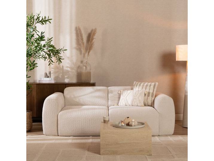 Bronx71 Sofa Maine 2,5-Sitzer Bouclé off white