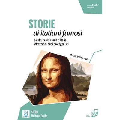 Storie di italiani famosi, Taschenbuch von Maurizio Sandrini, Hueber, 978-3-19-245351-9