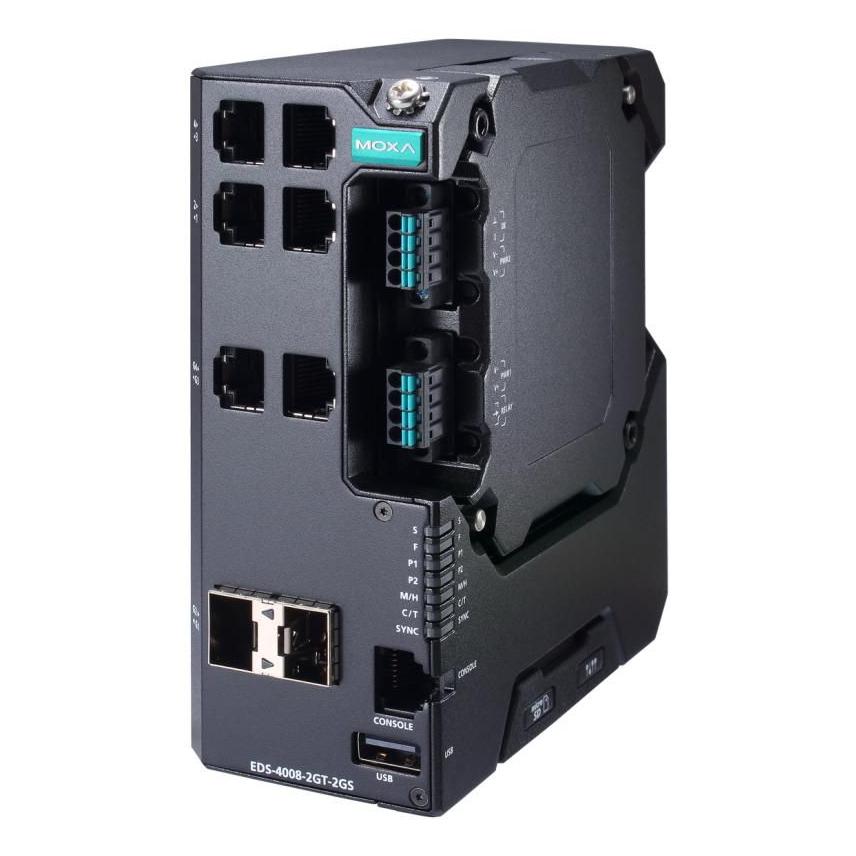 Moxa EDS-4008-2GT-2GS-LV (6 Ports) (EDS-4008-2GT-2GS-LV)