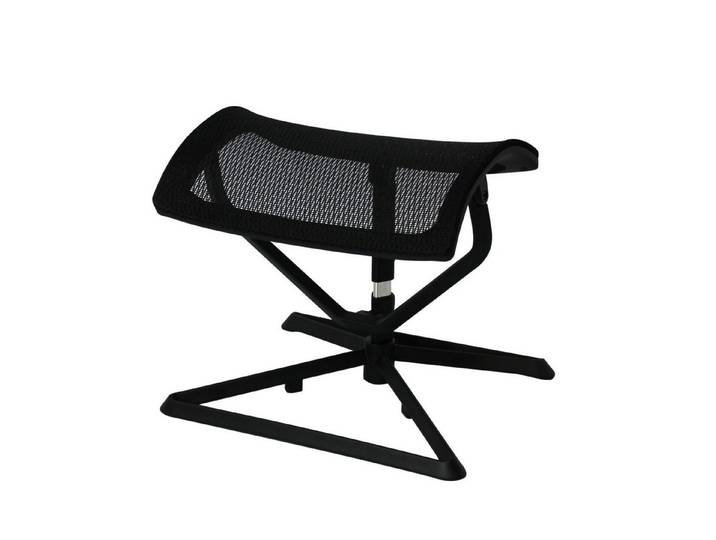 möbelando Fußhocker Fußauflage LEGpro OTTOMANN Beinauflage Stoffbezug für Büro Fußablage, 33 x 46 x 43 cm (B/H/L)