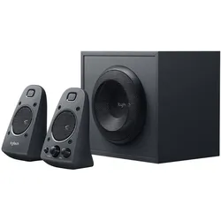 Logitech Z-625 2.1-Lautsprechersystem mit Subwoofer und Optischem Eingang