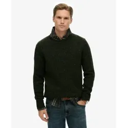 Superdry für Herren. M6110677A Jersey Donegal grün (M), Lässig, Klassisch, Langarm, Recyceltes Polyester
