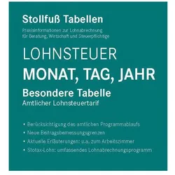 Tabelle, Lohnsteuer 2023 Monat, Tag, Jahr, Fachbücher
