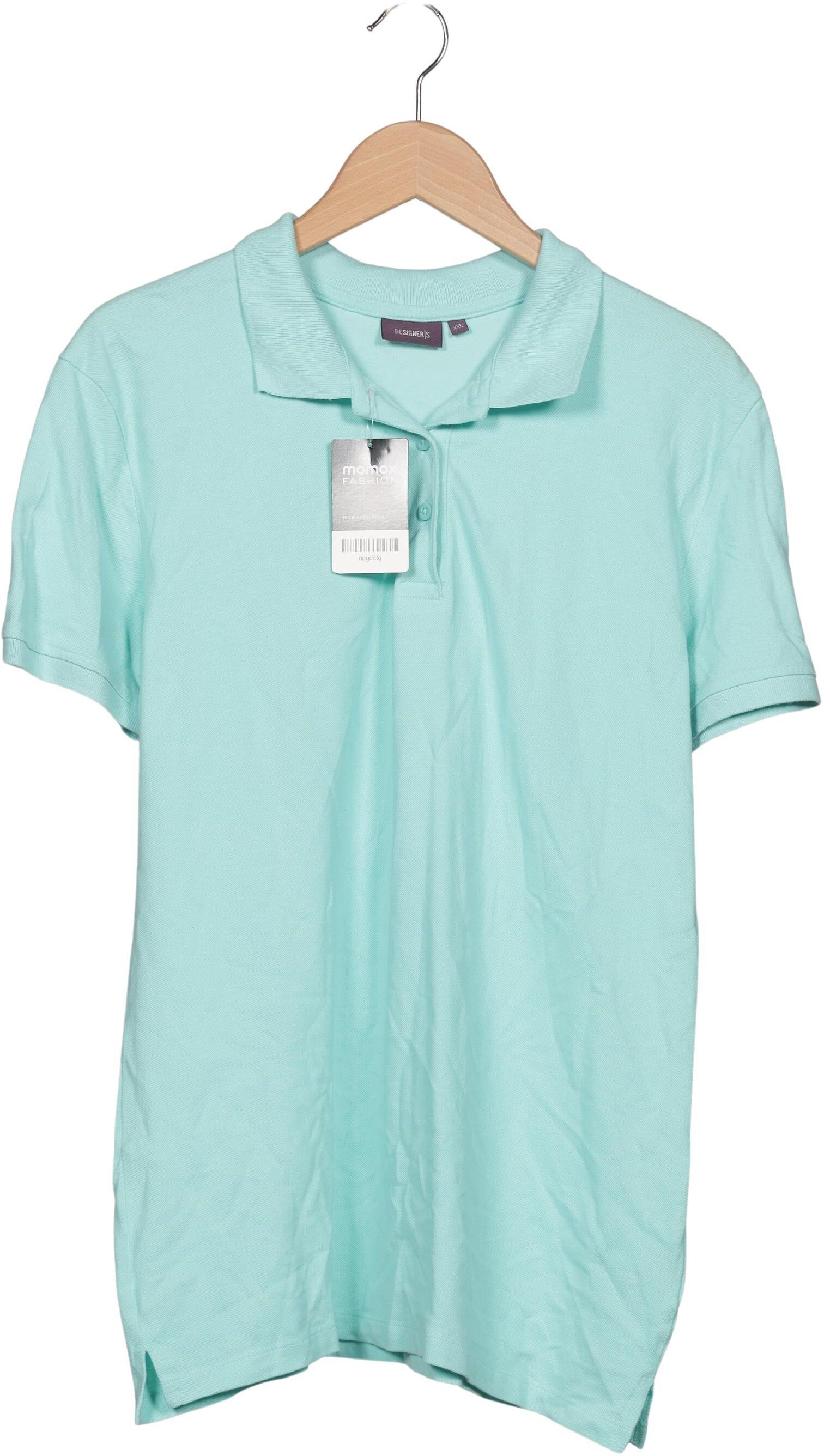Designers Remix Damen Poloshirt, Hellgrün, Gr. Xxl, Baumwolle - Second Hand