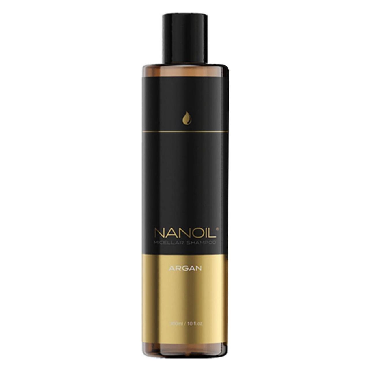 Nanoil Mizellenshampoo mit Arganöl (Flüssiges Shampoo, 300 ml) (S0598944)