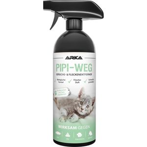 ARKA Enzymreiniger PGC750G, PIPI-WEG Katze, gebrauchsfertig, gegen Urin, Erbrochenes und Kot, Spray 750 ml