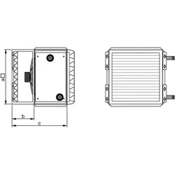 Wolf Filterkasten ? für TopWing Luftheizer TLH 100 ? 1000x1000x300mm ? Filterkla...