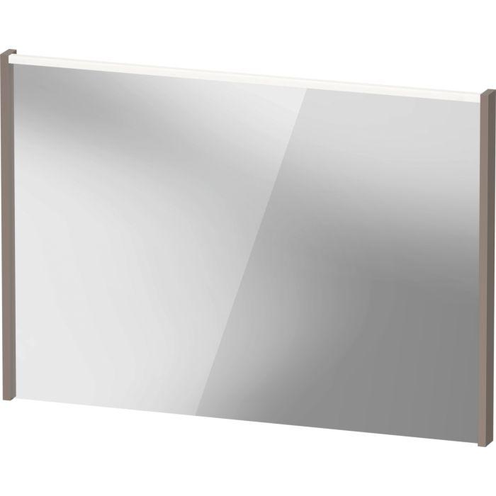 Duravit D-Code Spiegel DC7078043430000 1000x700x48, Basalt Matt, mit LED Beleuchtung