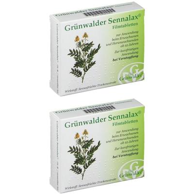 Grünwalder Sennalax Filmtabletten 2x 2x30 St