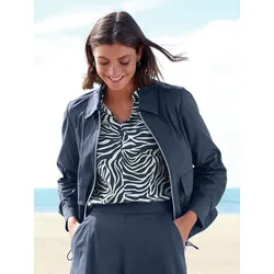 Jersey-Jacke Peter Hahn blau, 50