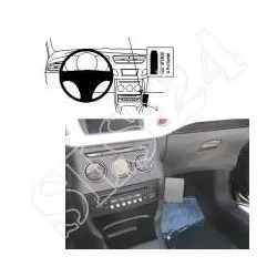 BRODIT 854454 ProClip Halterung - Citroen C3 / DS3 ab 2010 KFZ / PDA / Naviga...
