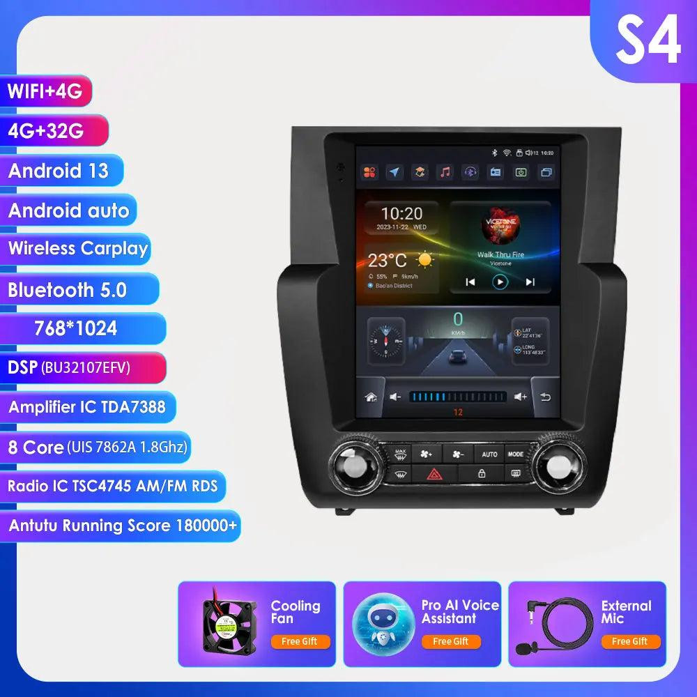 Selius S4 8-Core Android Autoradio met GPS Navigatie, Carplay en 32GB Geheugen
