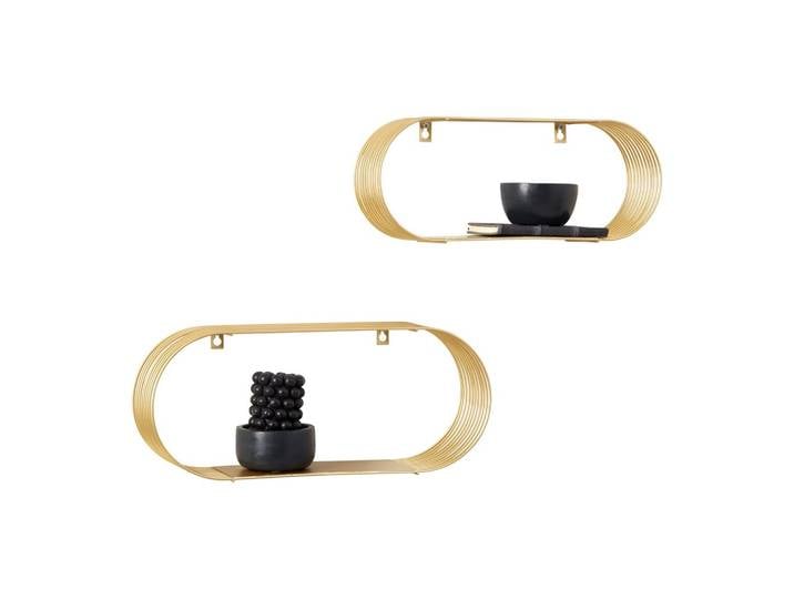 Wandregal Jessica in Goldfarben