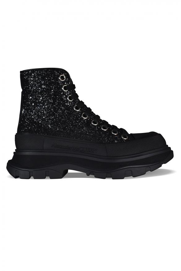 Alexander McQueen Sneakers Tread Slick Zwart