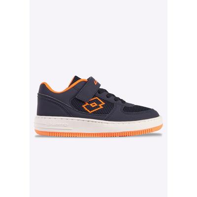 Sneaker LOTTO, Mädchen, Gr. 30, Textil, orange (navy, fr.orange), Synthetik, Textil, Schuhe Sneaker