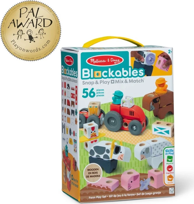 Melissa & Doug Blockables Farm
