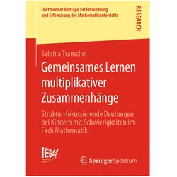 Gemeinsames Lernen multiplikativer Zusammenhänge, Fachbücher von Sabrina Transchel
