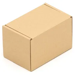 KK Verpackungen 100 Faltschachteln 126 x 86 x 85 mm Post Versandkartons Wellpappe Kartons braun