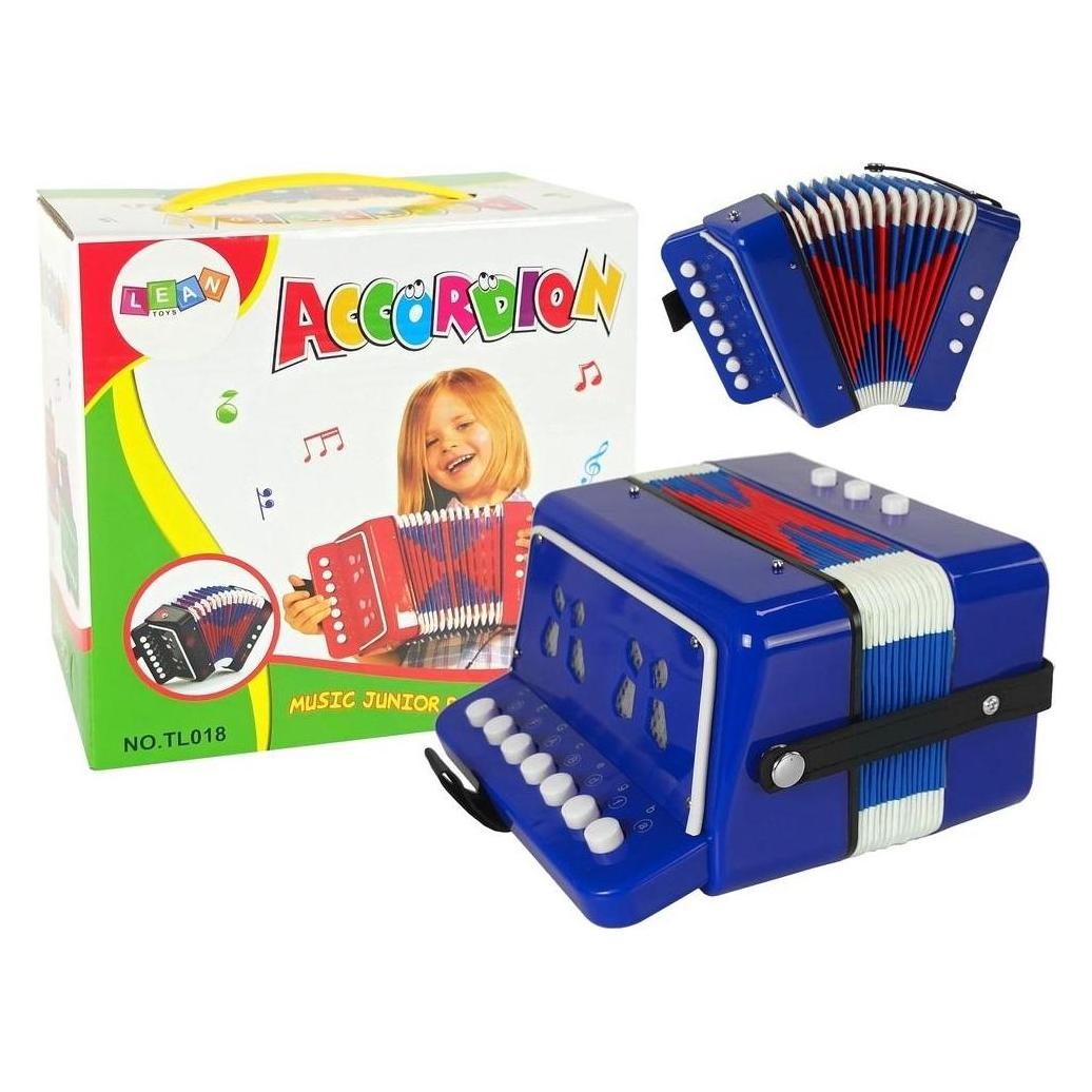 Lean Toys Blaues Akkordeon (39574747)