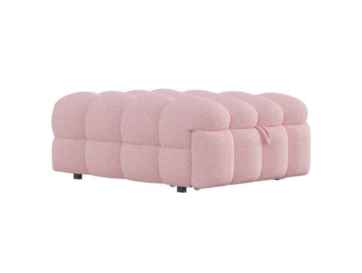 Lit rembourré Lit simple Lit puffy Boulette Rose Le mode d'emploi de ce cadre de lit est précis et détaillé Tabouret 2 en 1