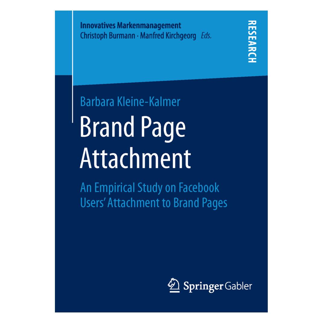 Springer Brand Page Attachment (Englisch, Softcover, Barbara Kleine-Kalmer) (55608057)