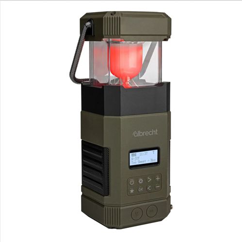 Albrecht DR 114 DAB+ Outdoor- Radio mit Camping-Lampe