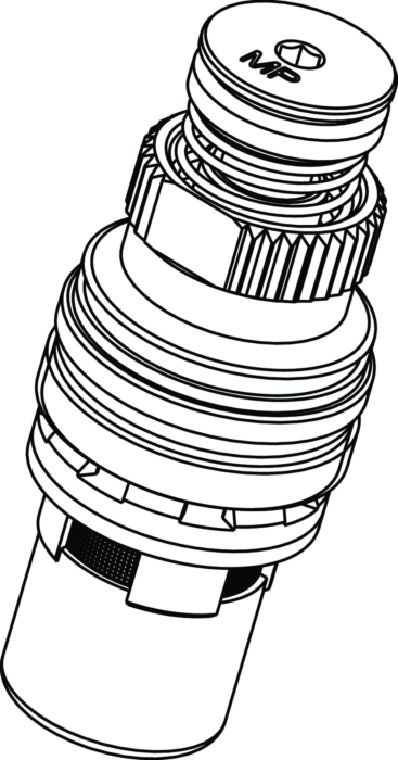Ideal Standard ohne Mischung, B960333AA Chrom