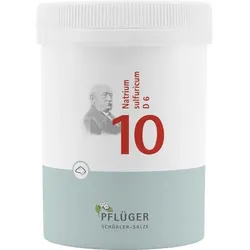 BIOCHEMIE Pflüger 10 Natrium sulfuricum D 6 Pulver 250 g