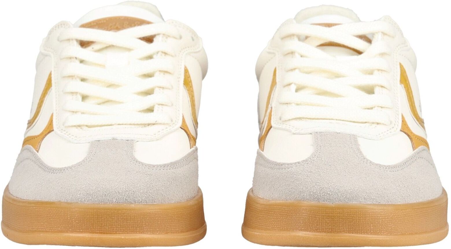 Sneaker SCOTCH & SODA "Scotch & Soda Sneaker Lederimitat", Damen, Gr. 39, Textil, beige (taupe), Lederimitat, Schuhe Sneaker
